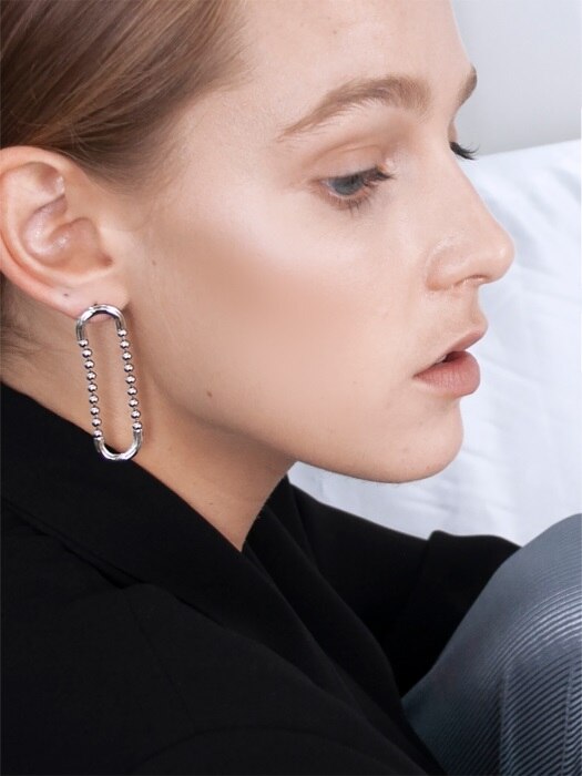 Rainbow chain earring