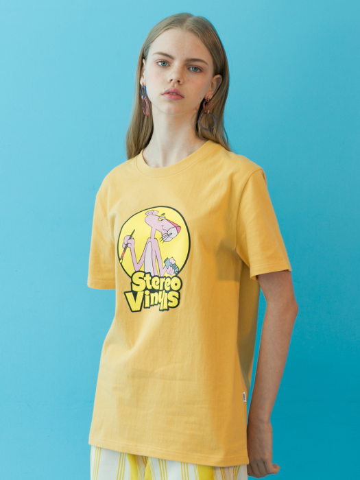 [SS19 Pink Panther] PP Vintage T-Shirts(Yellow)