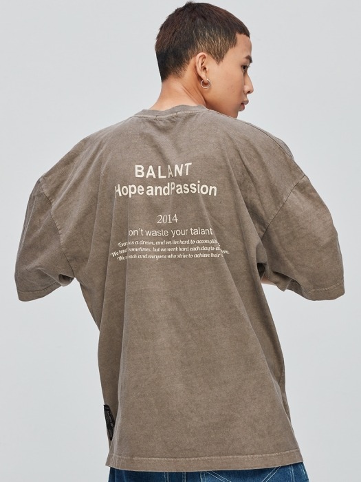 Pigment Hope and Passion Tshirt - Brown