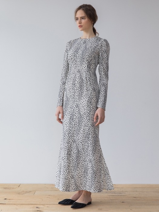 Long Slit Printed Dress_IV