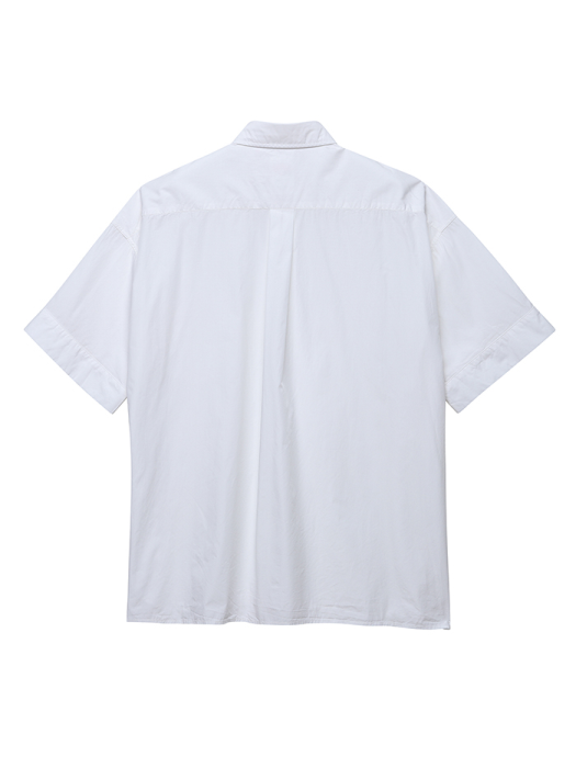 S/S Pull Over Work Shirts (WHT)(ADTM1913654-WHT)