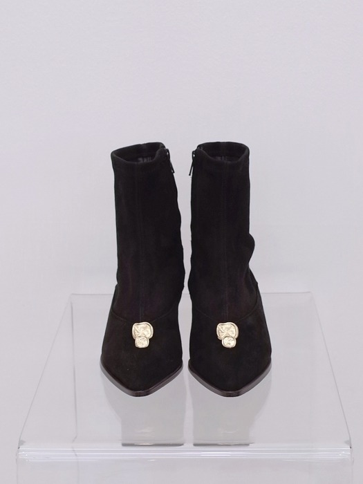 [단독]Winklepickers boots Black Suede