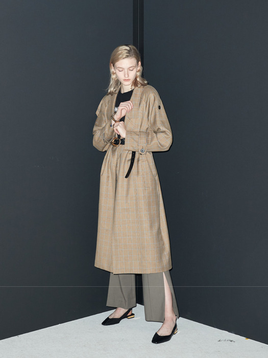 oversized trench coat Check