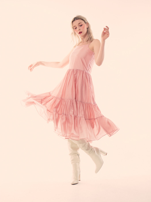 TIER DRESS PK 티어 드레스 핑크