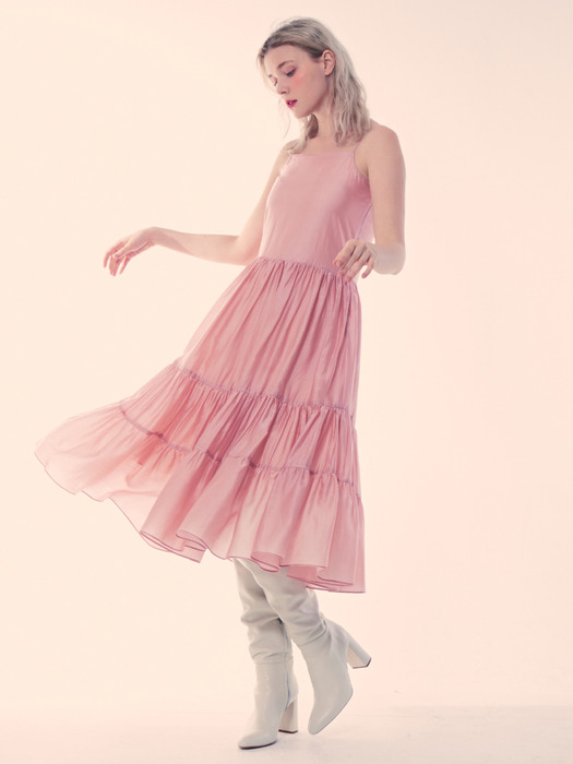 TIER DRESS PK 티어 드레스 핑크