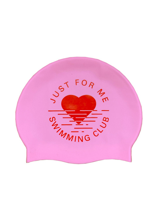 Heart Sunset Swim Cap (Pink) 