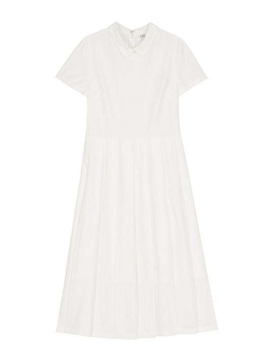 Collar Dress White