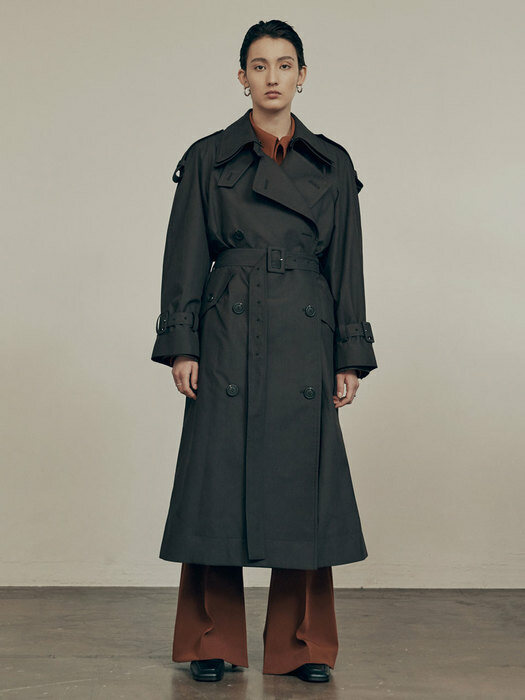 20FW CLASSIC TRENCH COAT - DARK BROWN