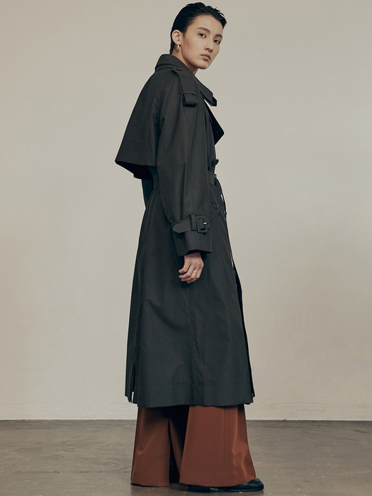 20FW CLASSIC TRENCH COAT - DARK BROWN