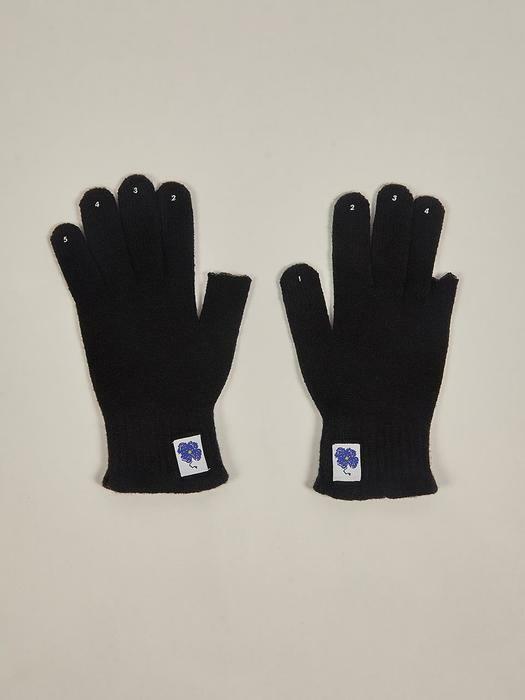 Cinder glove Noir