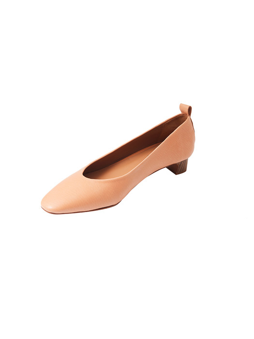 LAMBSKIN LEATHER PUMPS_NATURAL
