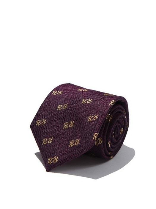 R embroidery tie_CAAIX19277WIX