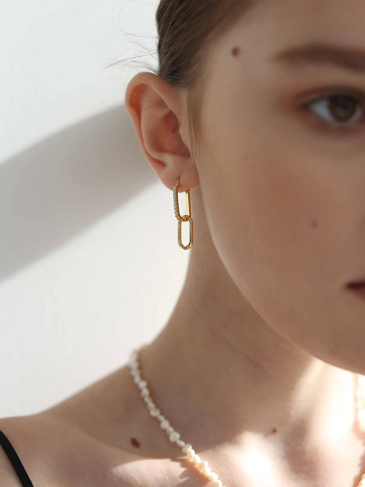 [단독]Two link earring