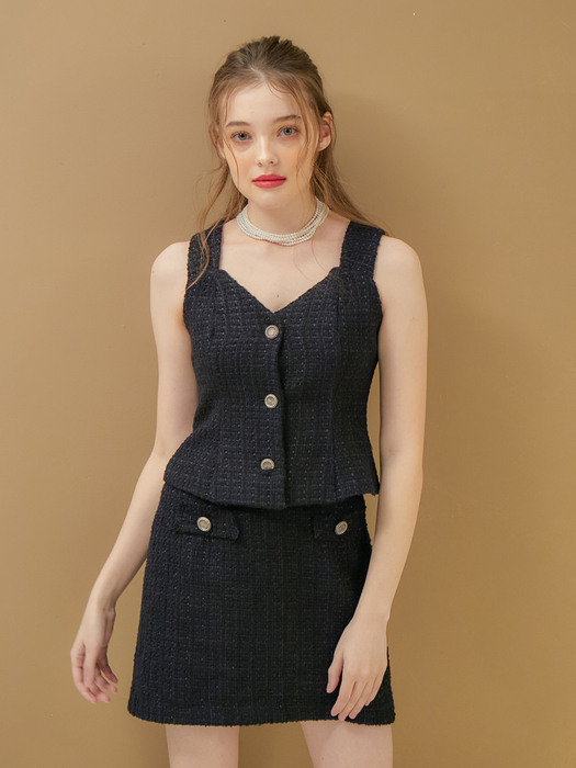 JANE TWEED MINI SKIRT