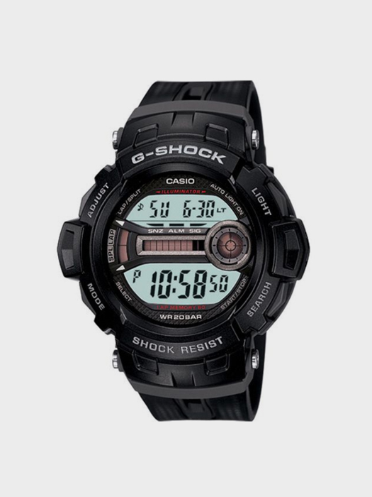 G-SHOCK GD-200-1D 지샥 블랙컬러 우레탄 밴드 시계