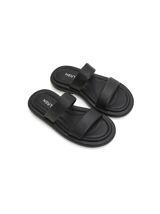 35mm Ares Cushion Sandal (Black)