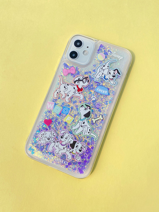 Lovely Dalmatian Glitter Case