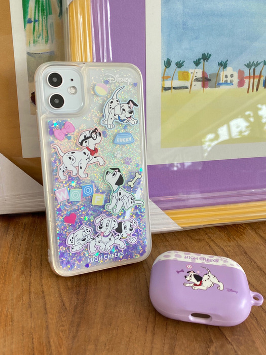 Lovely Dalmatian Glitter Case