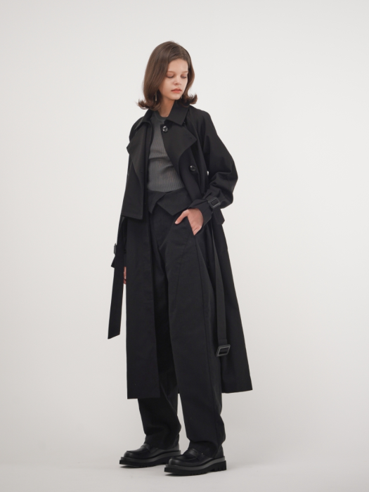 Gaia Layered Trench Coat_(3 Color)