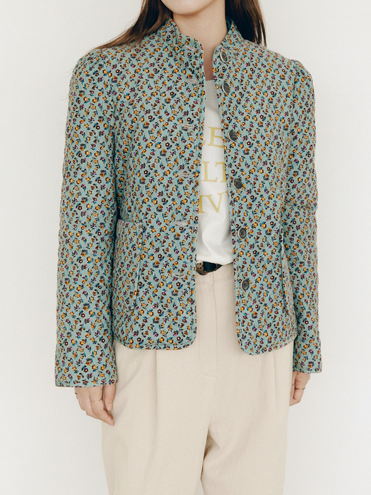 HIGH-NECK QUILTING JACKET