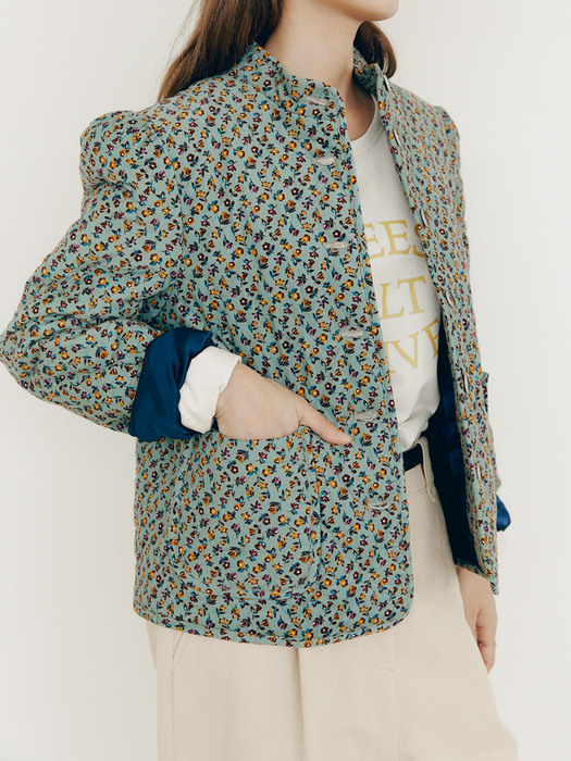 HIGH-NECK QUILTING JACKET