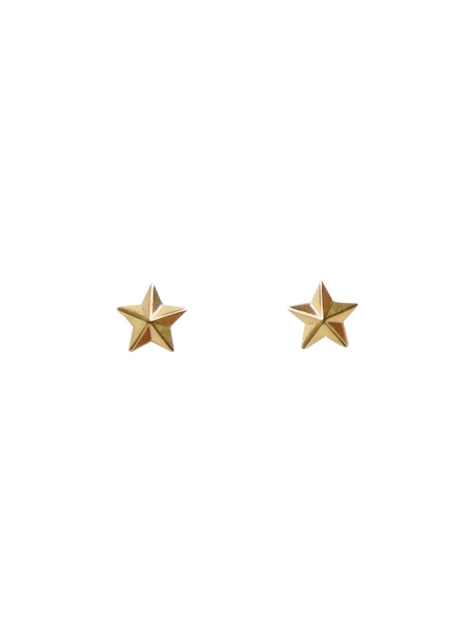 Mini star gold earring