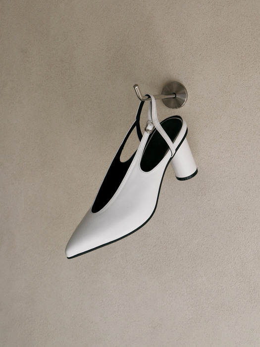 lauren U-line sling back heels_CB0061(3color)