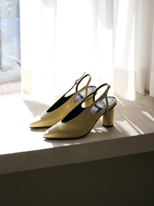 lauren U-line sling back heels_CB0061(3color)