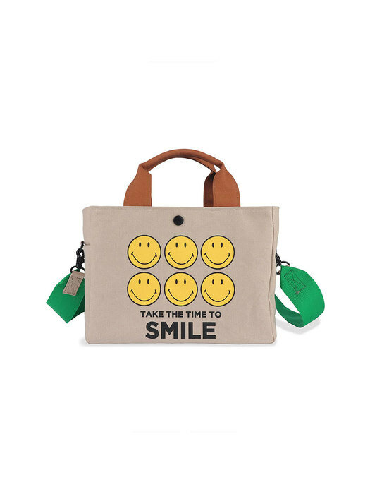 Smiley Mini Bag Green/Brown