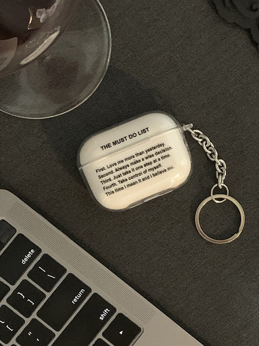 Must Do List AirPods Case