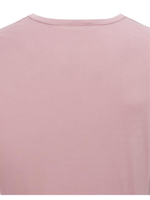 [22SS 헤지스 골프 남성]핑크 변형 스플릿넥 반팔 티셔츠_HUTS2B931P3