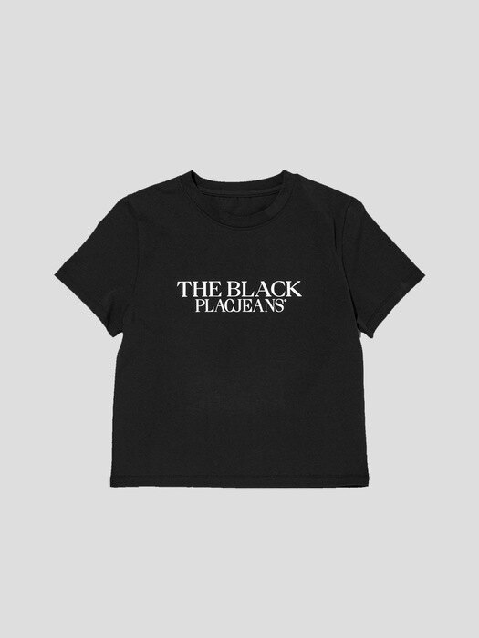 플랙 블랙 베이직 티셔츠 블랙