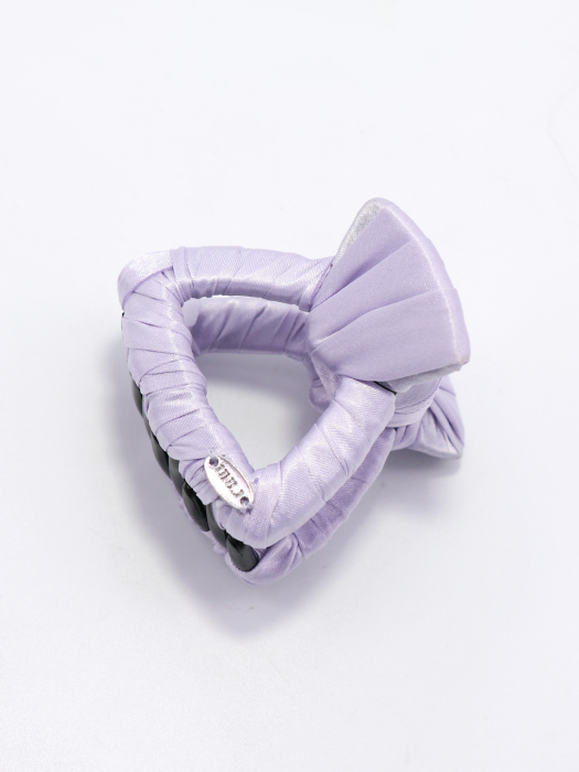 Light Purple Ribbon Claw Clip Ia114