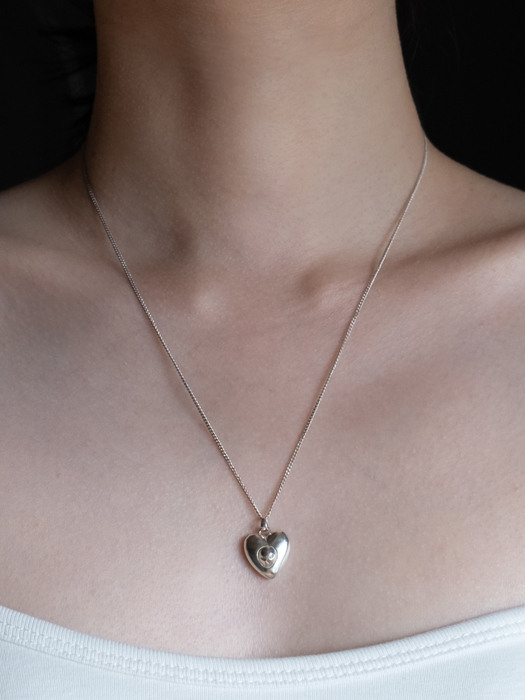 Alien Heart Pendant Necklace