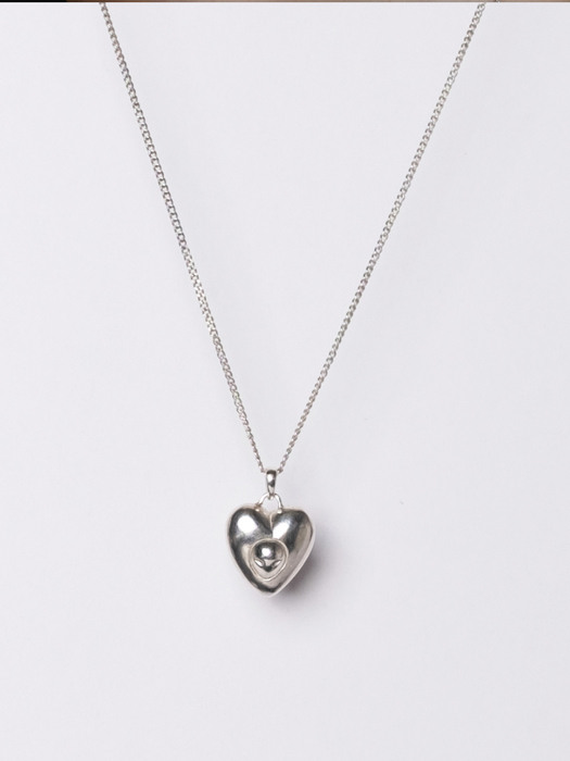 Alien Heart Pendant Necklace