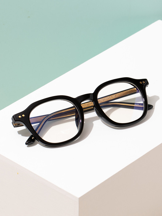 RECLOW B557 BLACK GLASS 청광 VER 안경