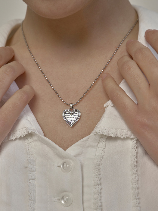 Remember Heart Necklace
