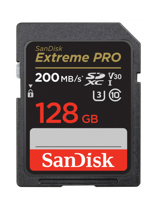 [공식인증] 샌디스크 Extreme PRO SD Card (V30, 200MB/s) 128GB