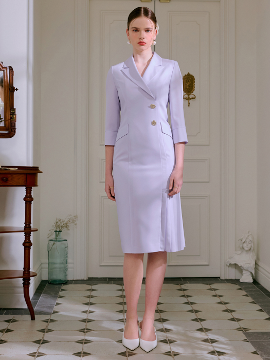 Yasmin / Tailored Slim-fit Double Dress