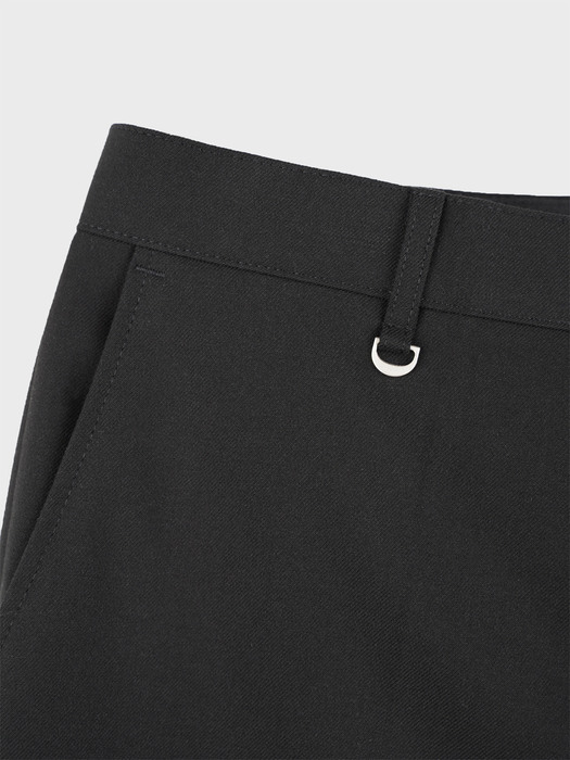 RELAXED STRAIGHT FIT SLACKS_BLACK