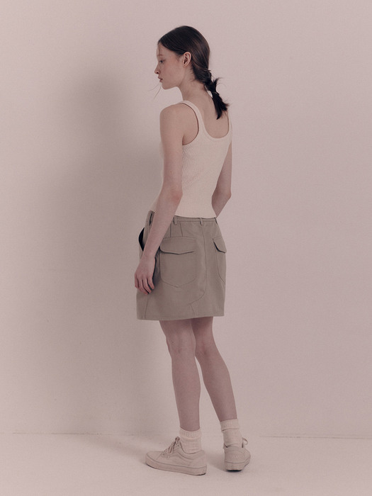 Sam mini skirt (Light gray)