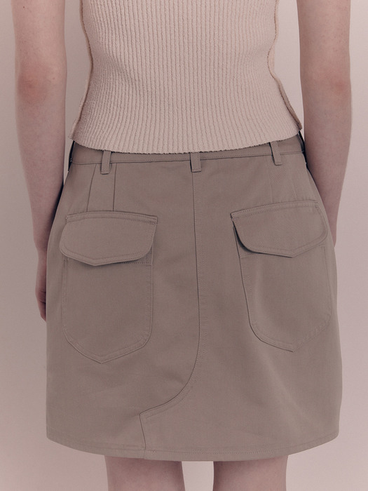 Sam mini skirt (Light gray)