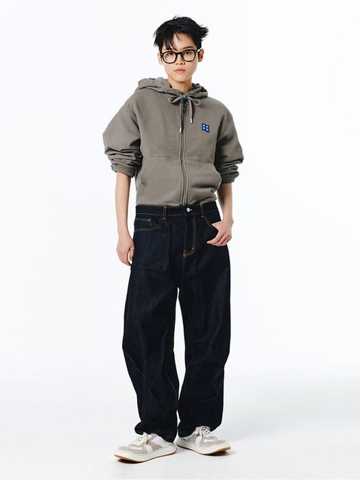 Sig; TRS Tag hoodie zip-up 01 Charcoal