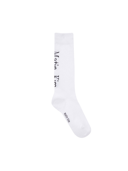 MATIN HALF SOCKS IN WHITE