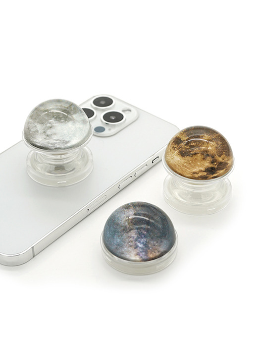 그립톡 반구 우주달 정품 핸드폰 그립톡 (7color)