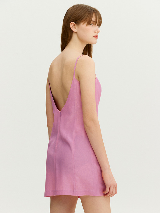 VENEZIA Backless mini one piece (Pink)