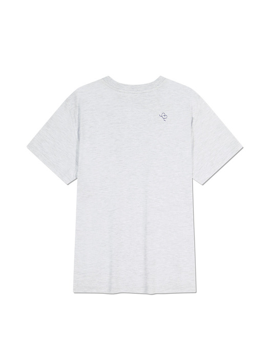 New Standard T-shirt UNISEX Melange Grey Navy