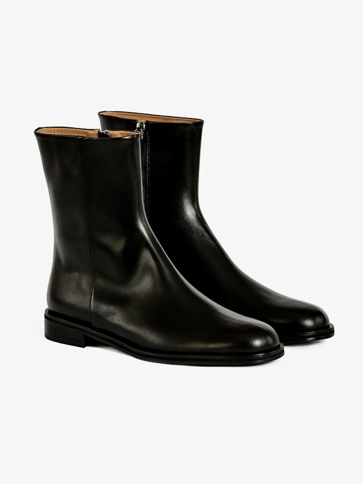 30mm Leonardo Minimal Ankle Boots (Black)