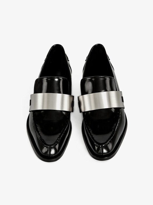 35mm Antonia Hand-Stitch Loafers (Black)