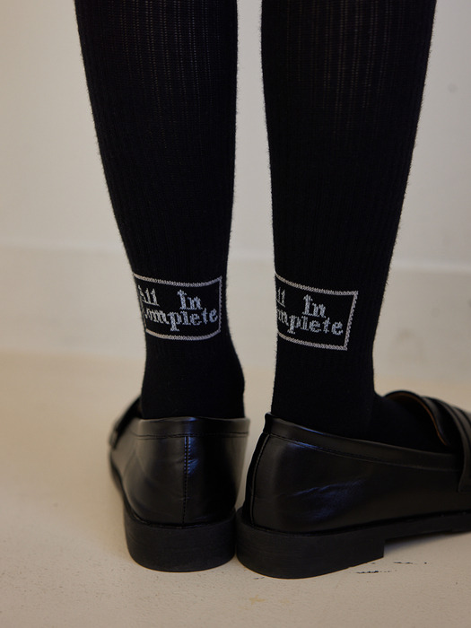 Moon Logo Basic Socks (3 Colors)